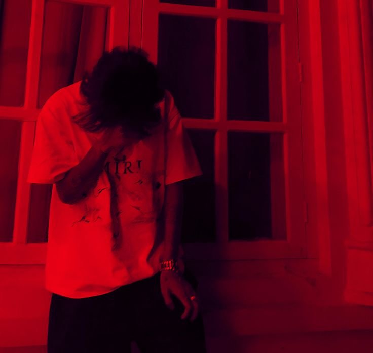 Red Aesthetic PFP Boy