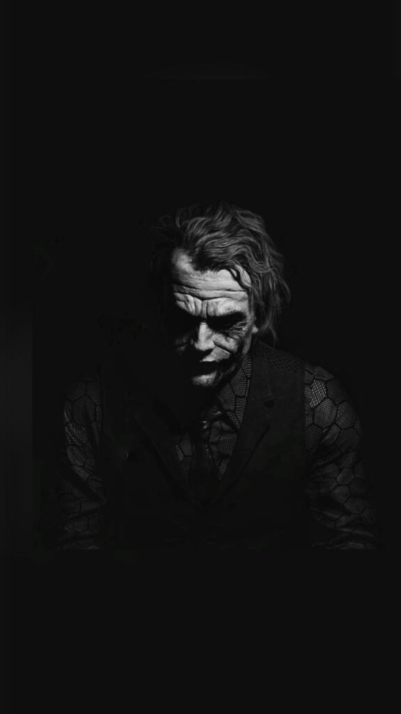Joker PFP Black and White