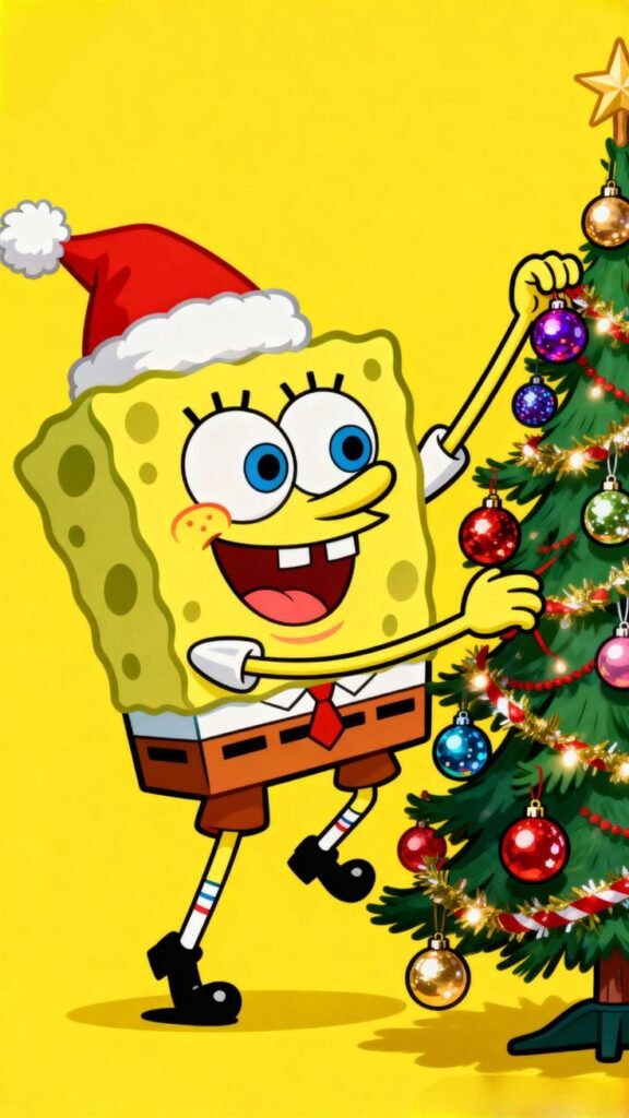 Spongebob PFP Christmas