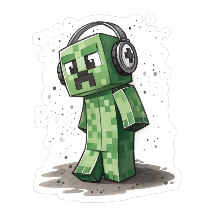 Minecraft PFP Creeper Style