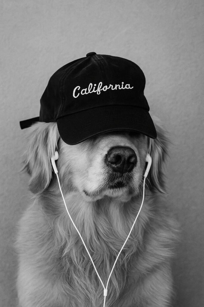 Dog PFP Black and White