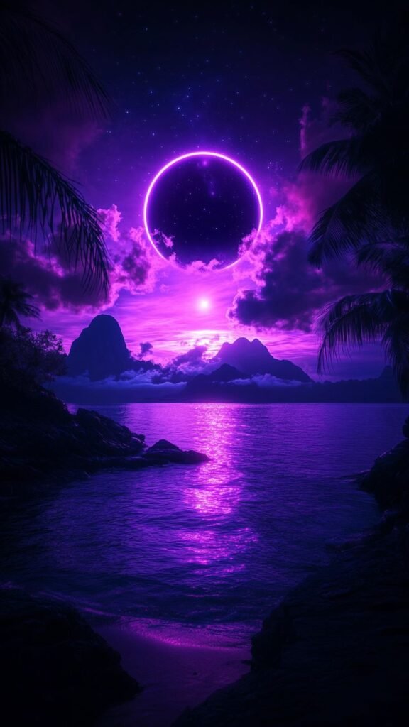 Purple PFP Background