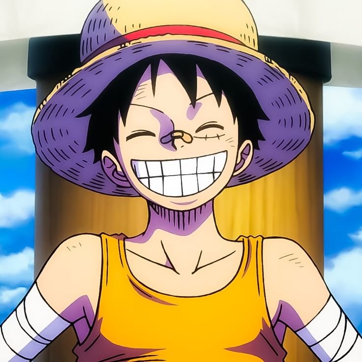 Luffy smiling pfp