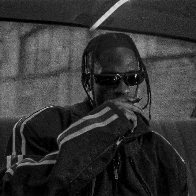 Travis Scott PFP Black And White