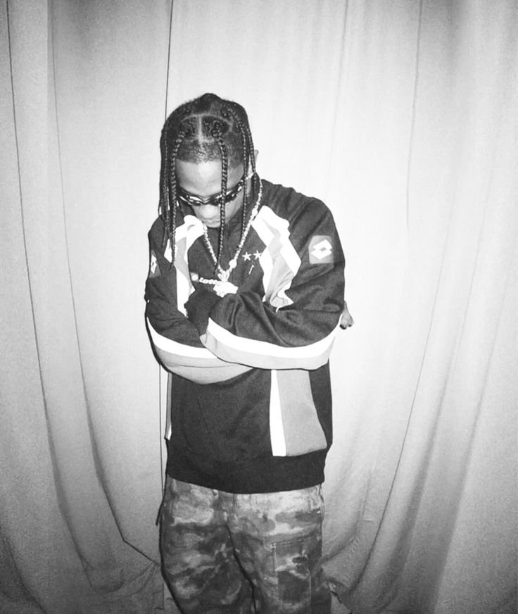 Travis Scott PFP Black And White