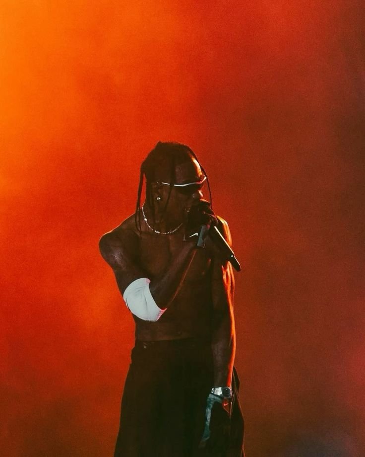 Travis Scott PFP Dark Red