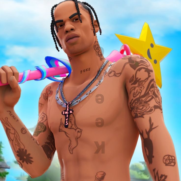 Travis Scott PFP Fortnite