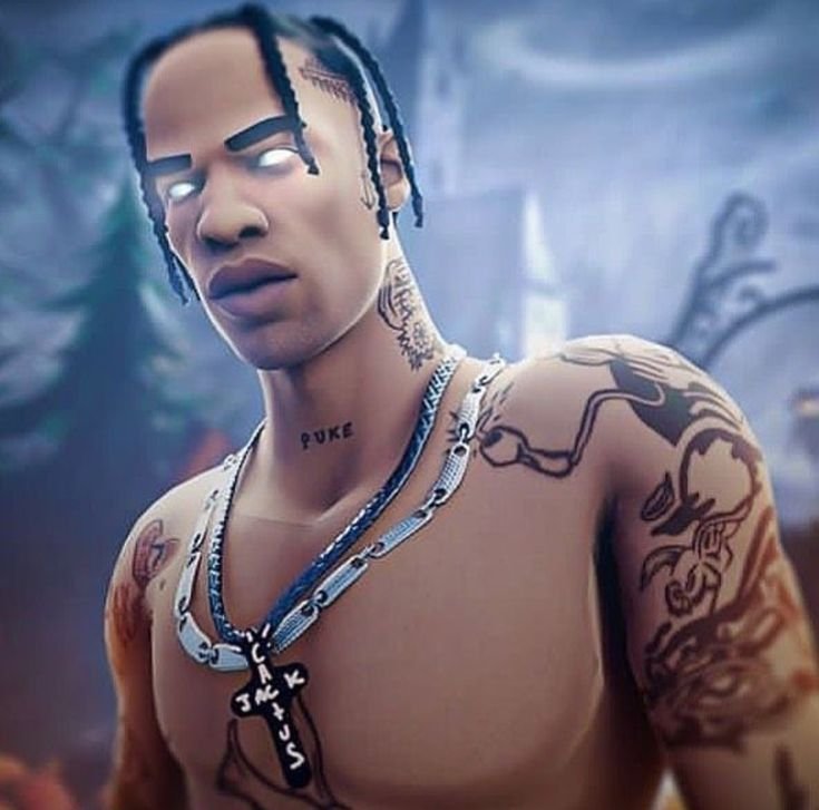 Travis Scott PFP Fortnite