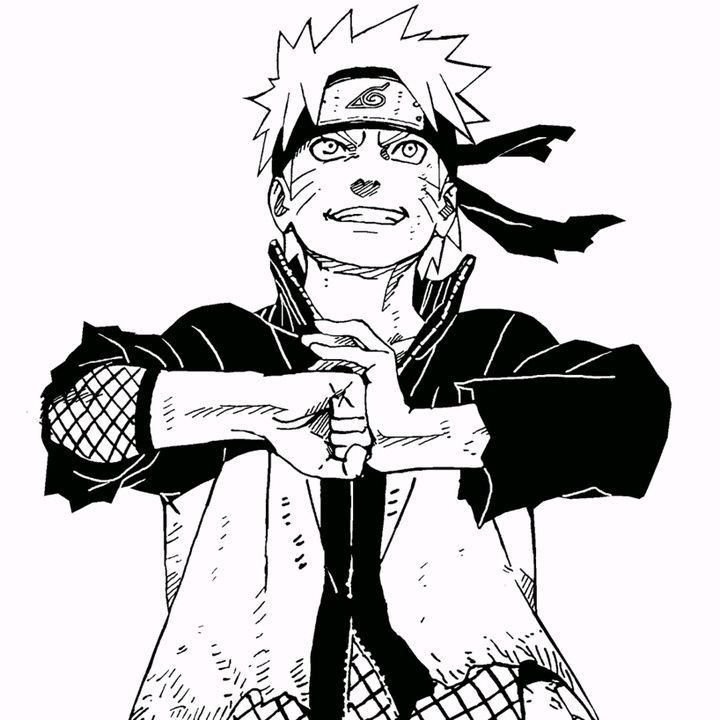 Naruto PFP Black and White
