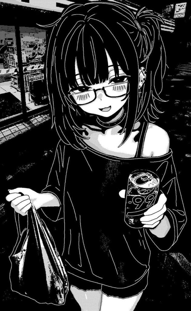 Scene PFP Black and White