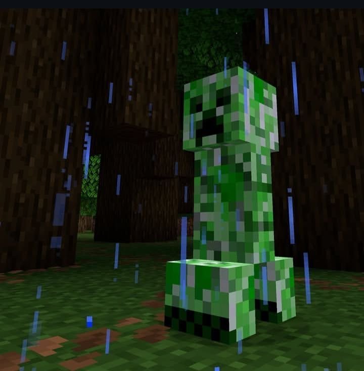 Minecraft PFP Creeper Style