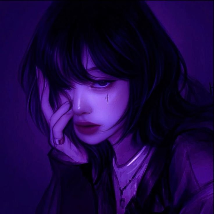Purple PFP Girl