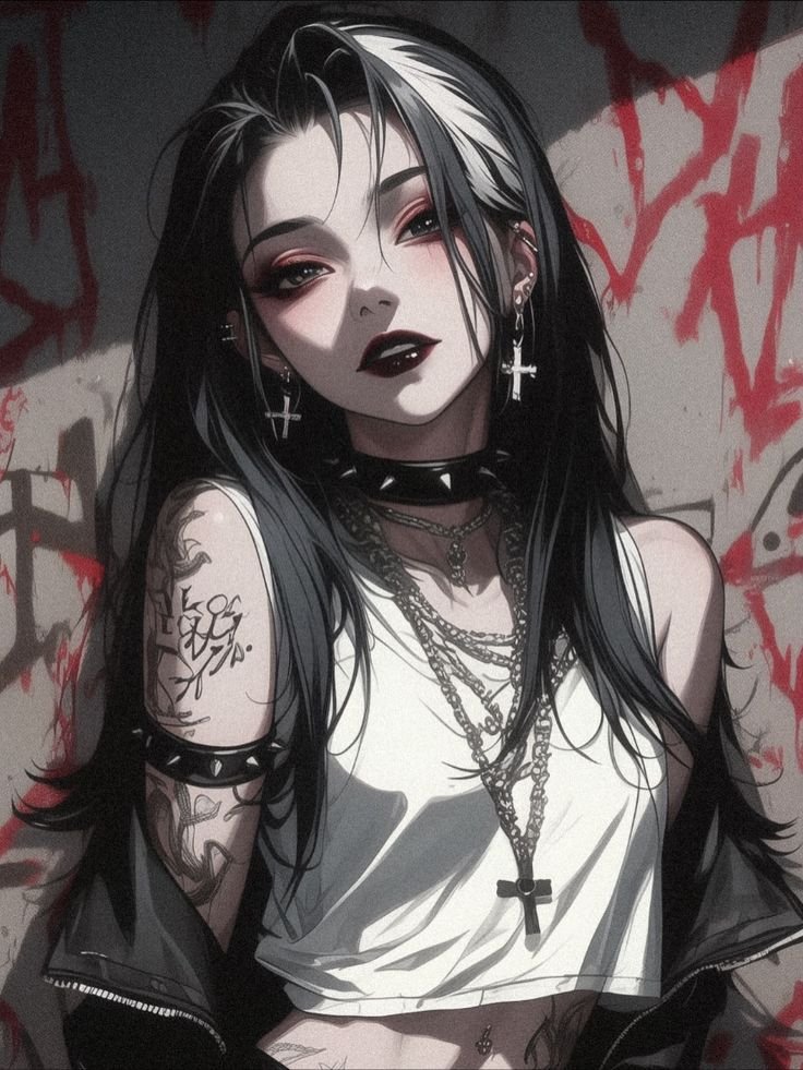 Aesthetic Emo PFP Girl