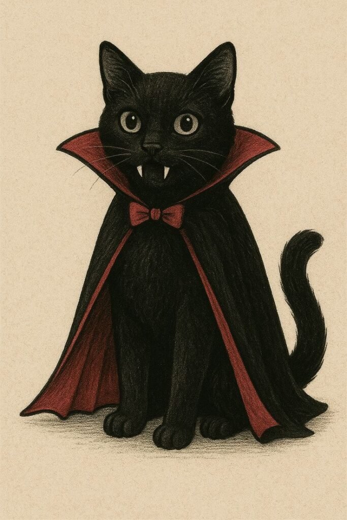 Black Cat Halloween PFP