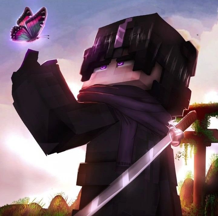 Minecraft PFP Sword Pose