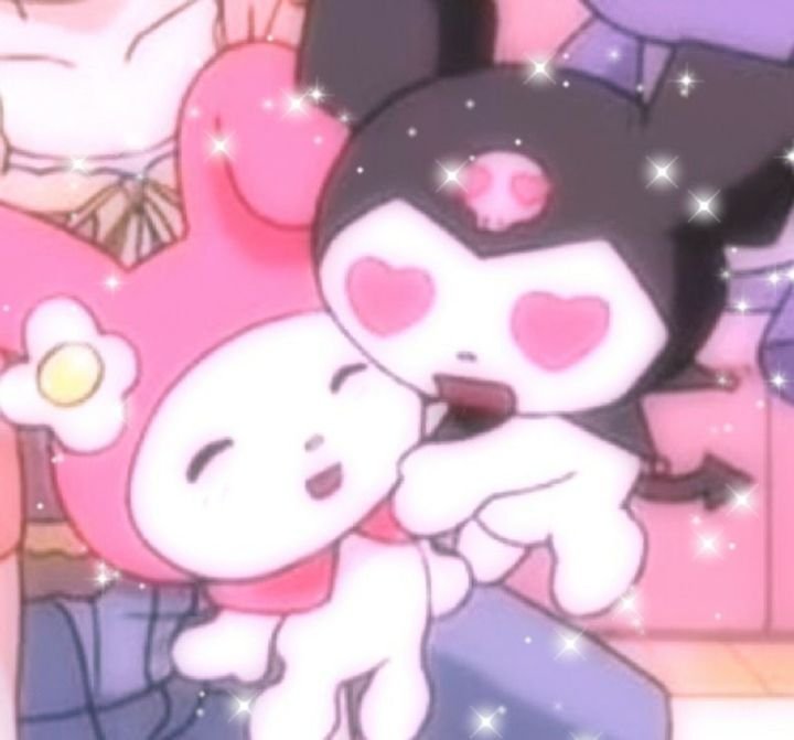 Cute My Melody and Kuromi PFP