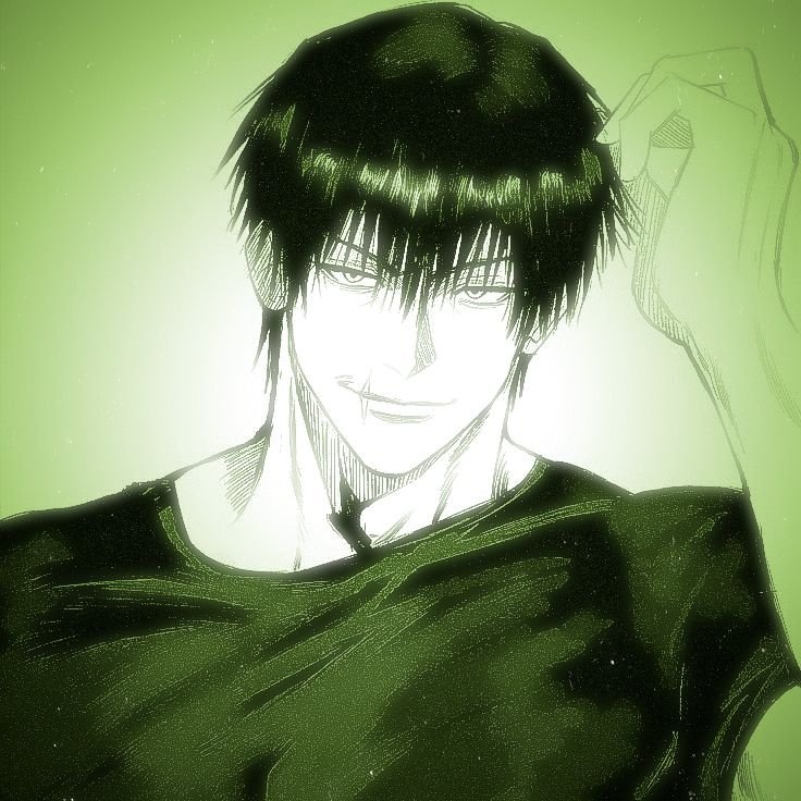 Green aura toji pfp