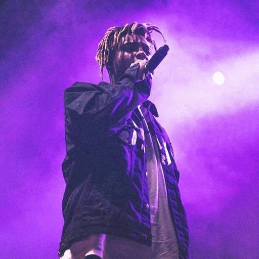 Juice wrld pfp purple