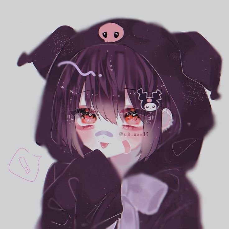 Kuromi Anime Girl PFP Cute