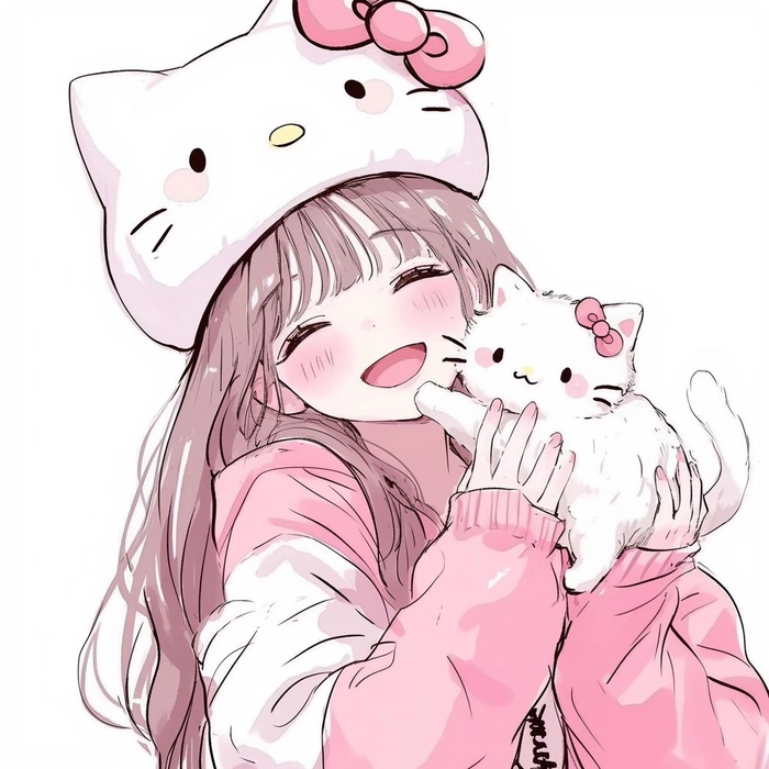 Aesthetic Cute Pink PFP Anime