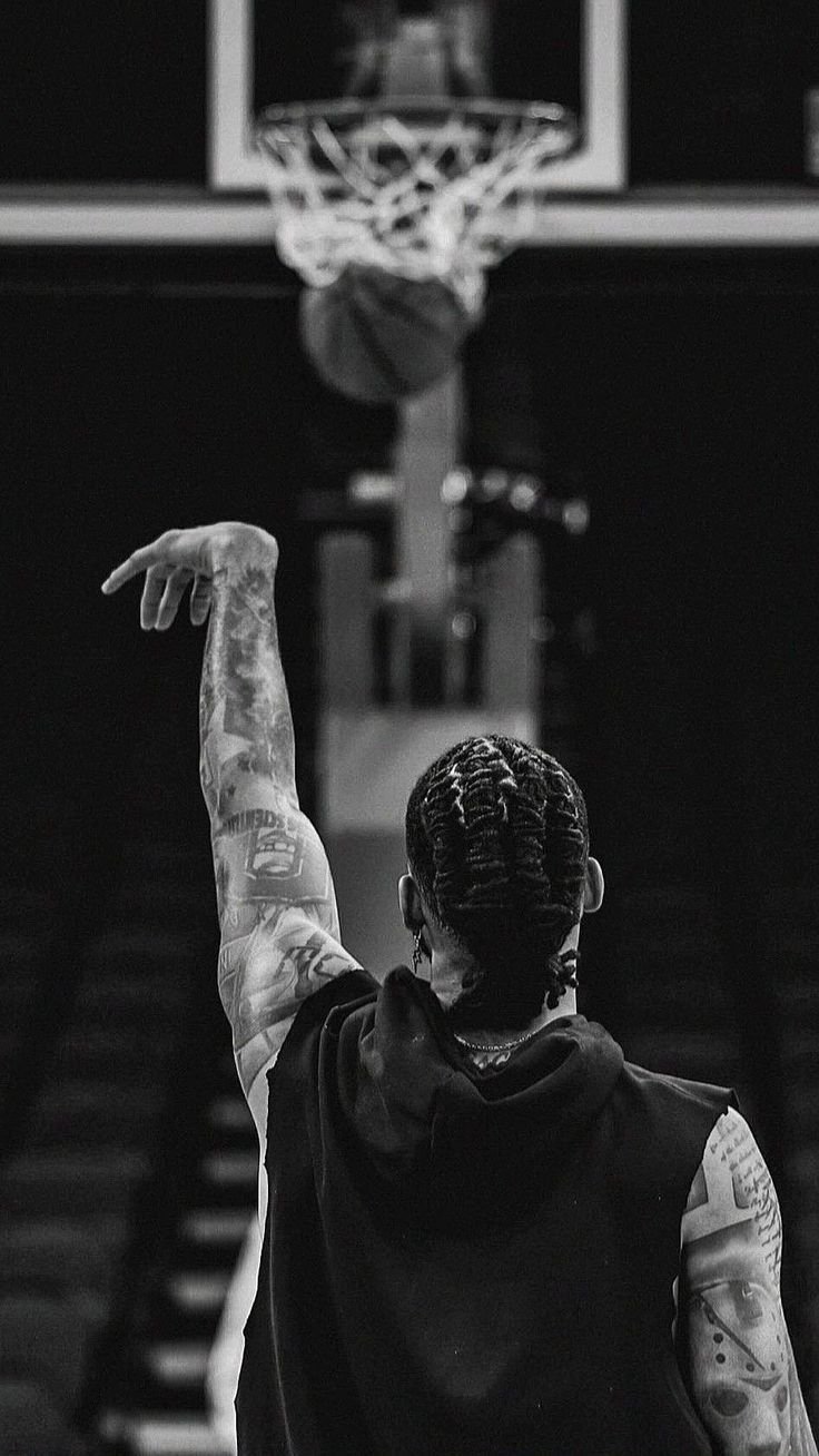 Basketball PFP Black and White