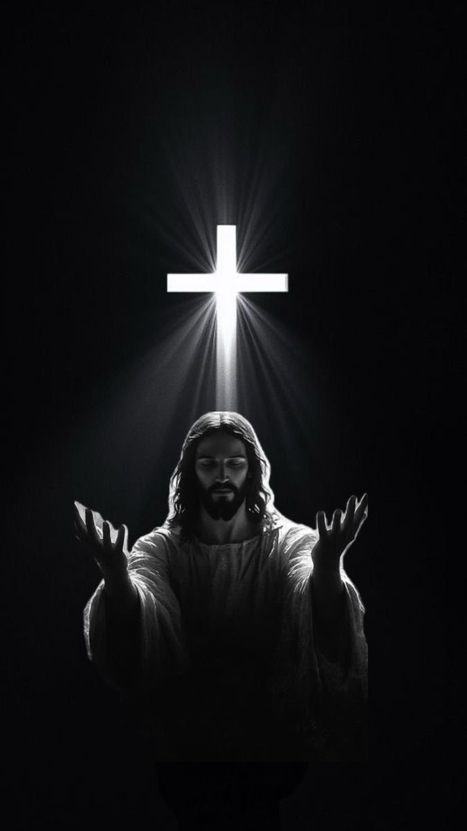 Jesus PFP Black and White