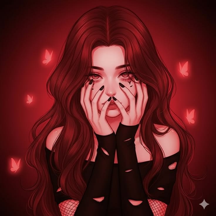 Cute Red PFP Aesthetic