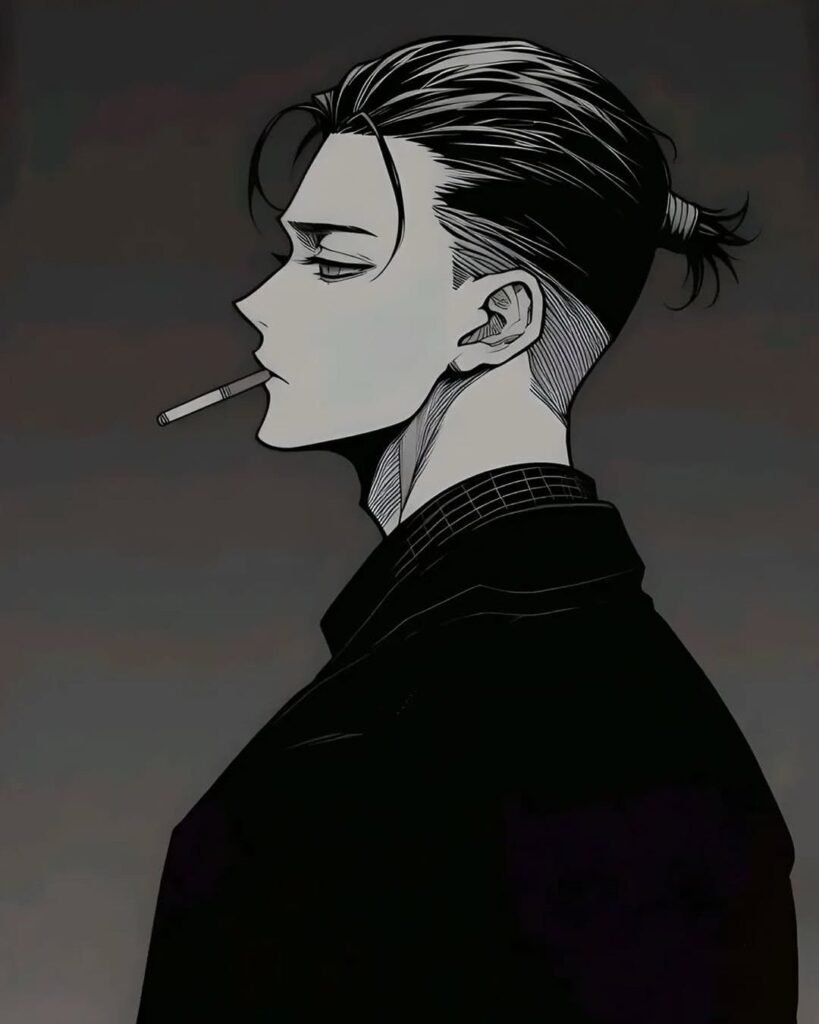 Smoking PFP Cartoon