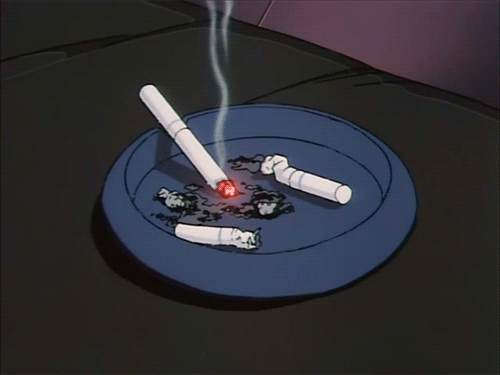 Smoking PFP GIF