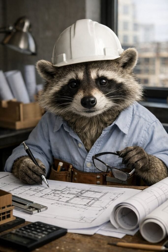 Aesthetic Raccoon PFP Boy