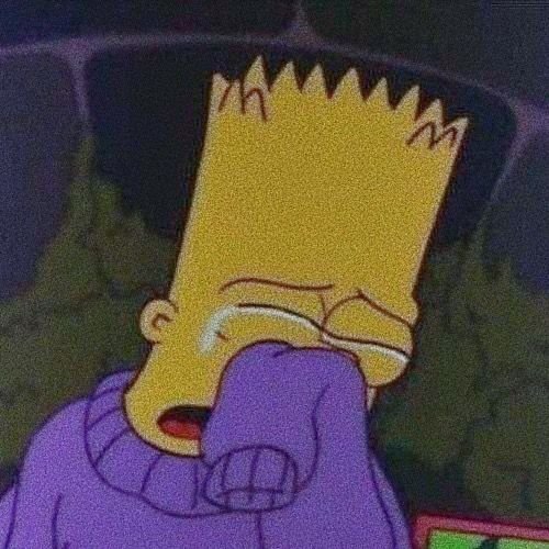 Bart Simpson Depressed PFP
