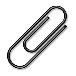 Clippy PFP Black And White