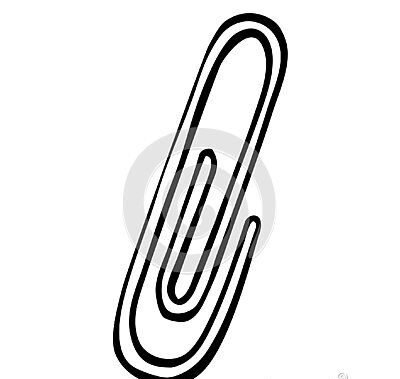 Clippy PFP Black And White