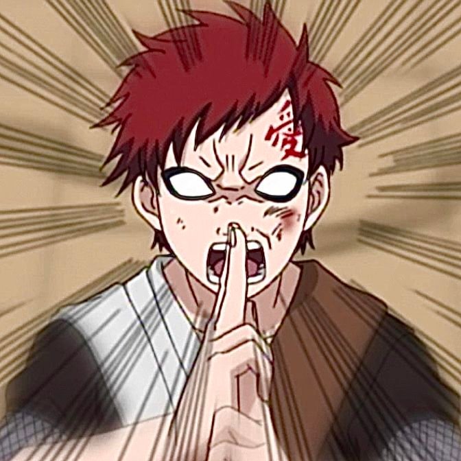 Gaara PFP Angry