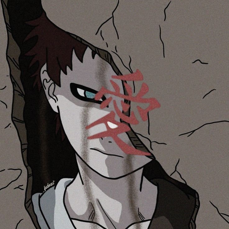 Gaara PFP Scary