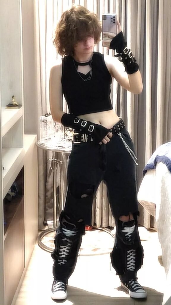 Goth Femboy PFP