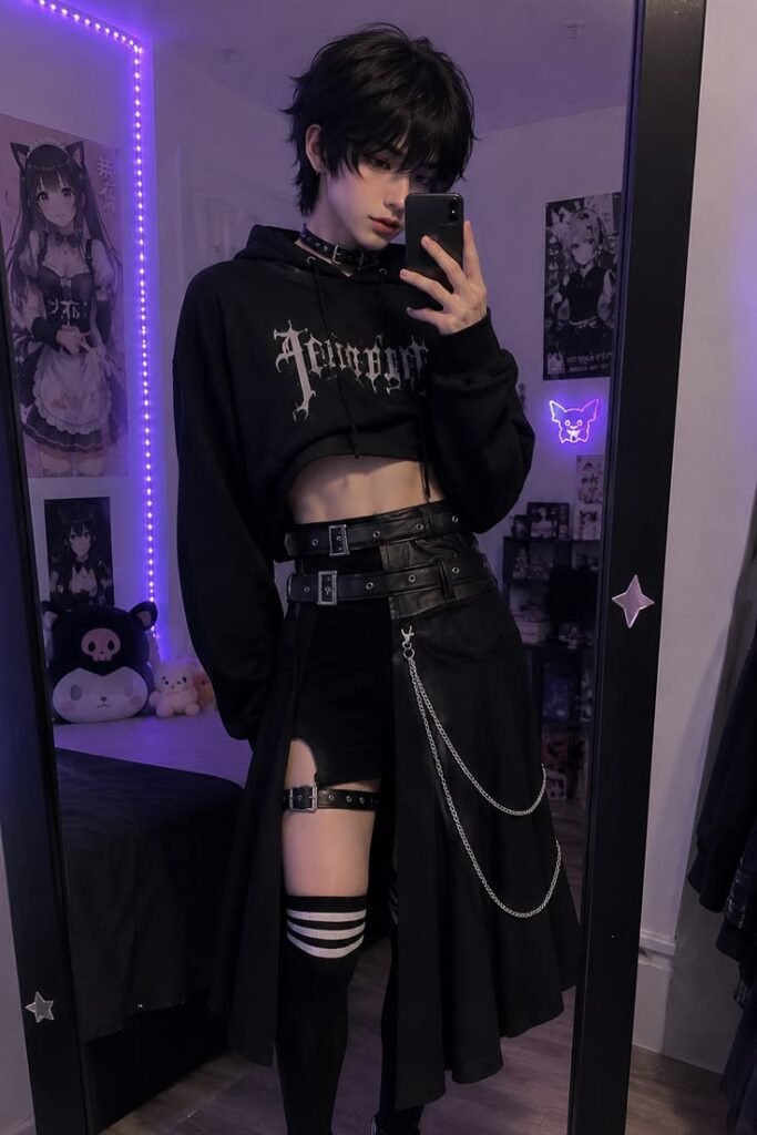 Goth Femboy PFP