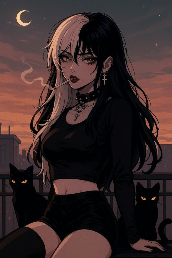 Goth Vampire PFP
