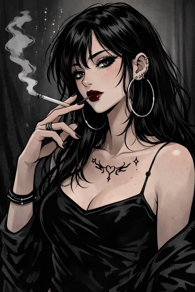 Goth Vampire PFP