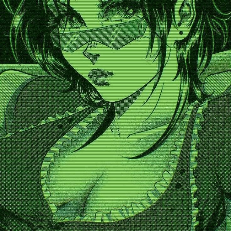 Green Y2K PFP