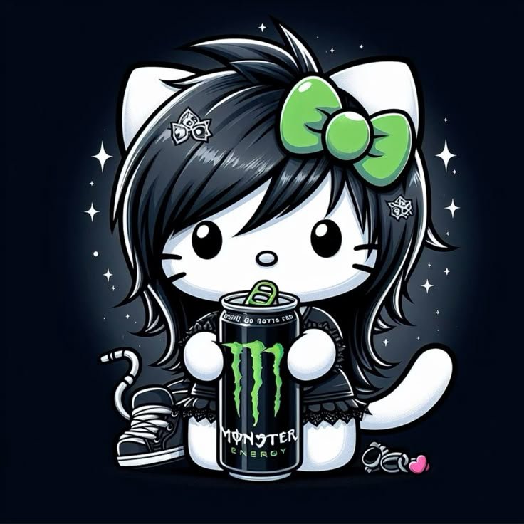 Hello Kitty Emo PFP