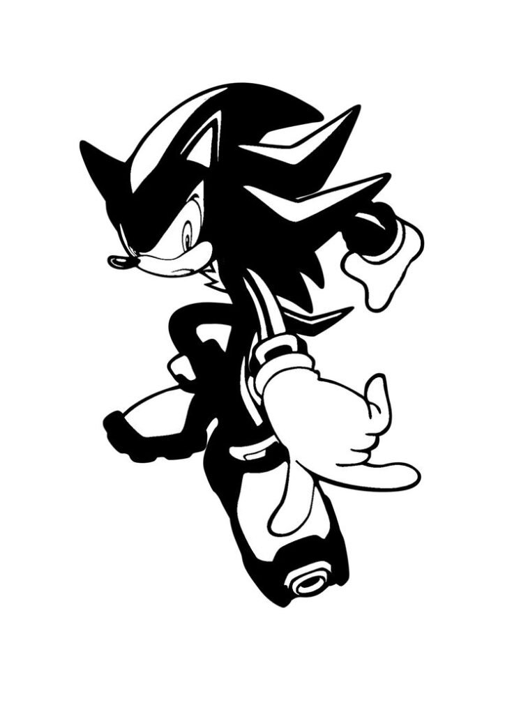 Knuckles PFP Black And White