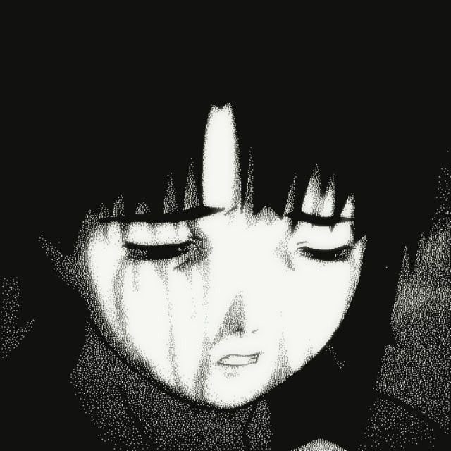 Lain PFP Black And White
