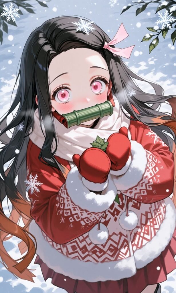 Nezuko PFP Christmas