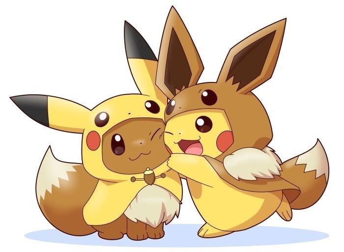 Pikachu And Eevee Matching PFP