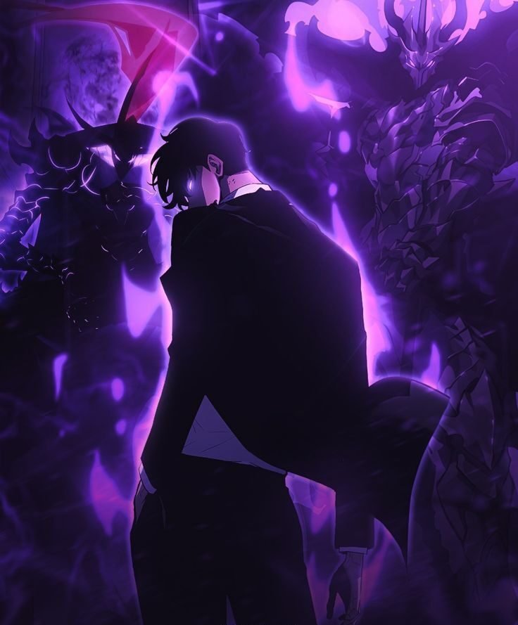 Solo Leveling PFP Purple