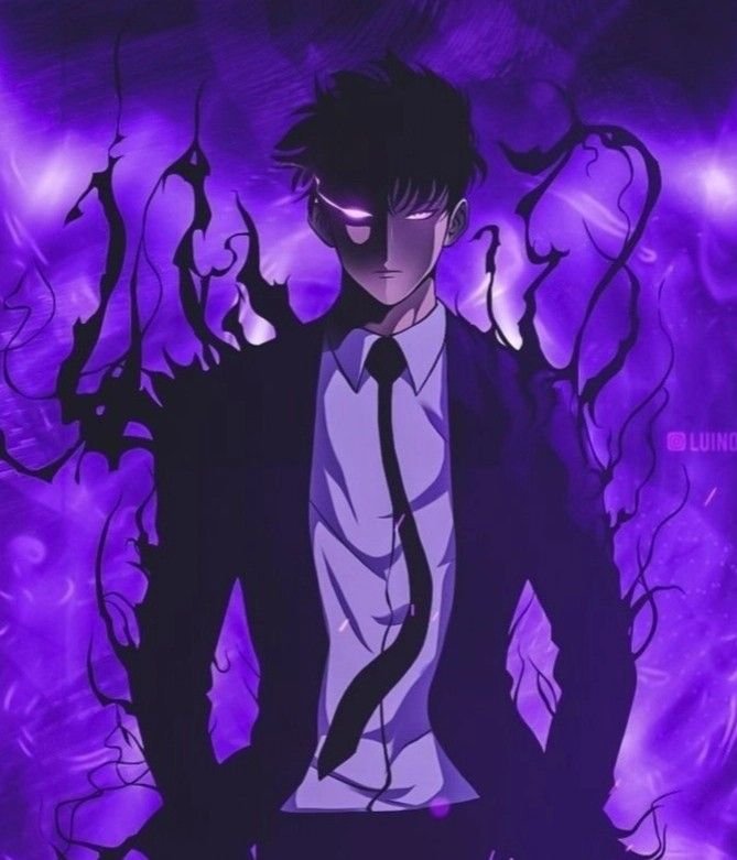 Solo Leveling PFP Purple