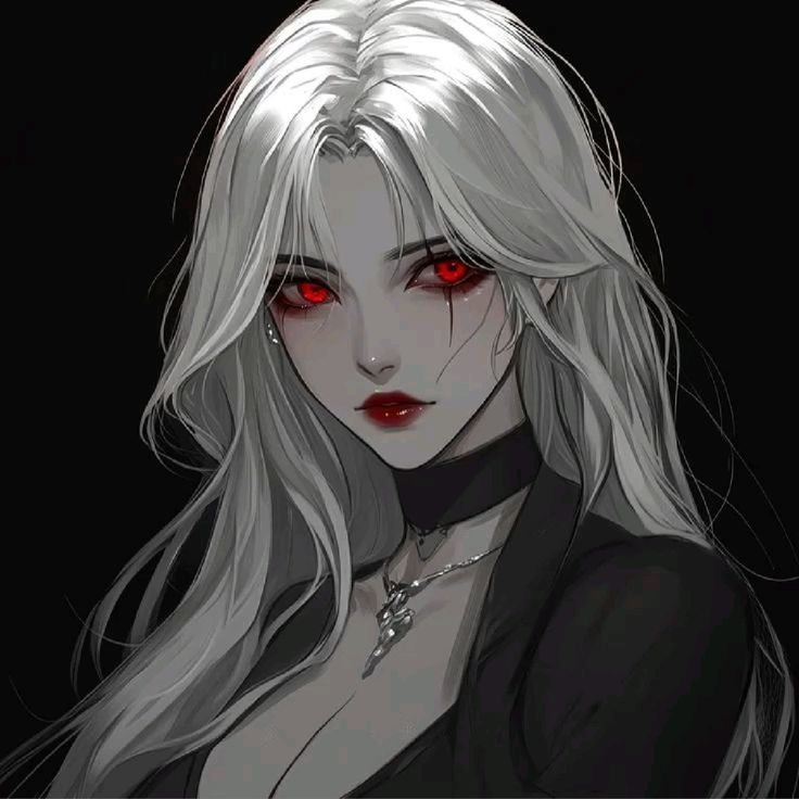 Vampire PFP Black And White