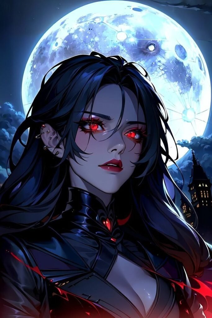 Vampire PFP Girl