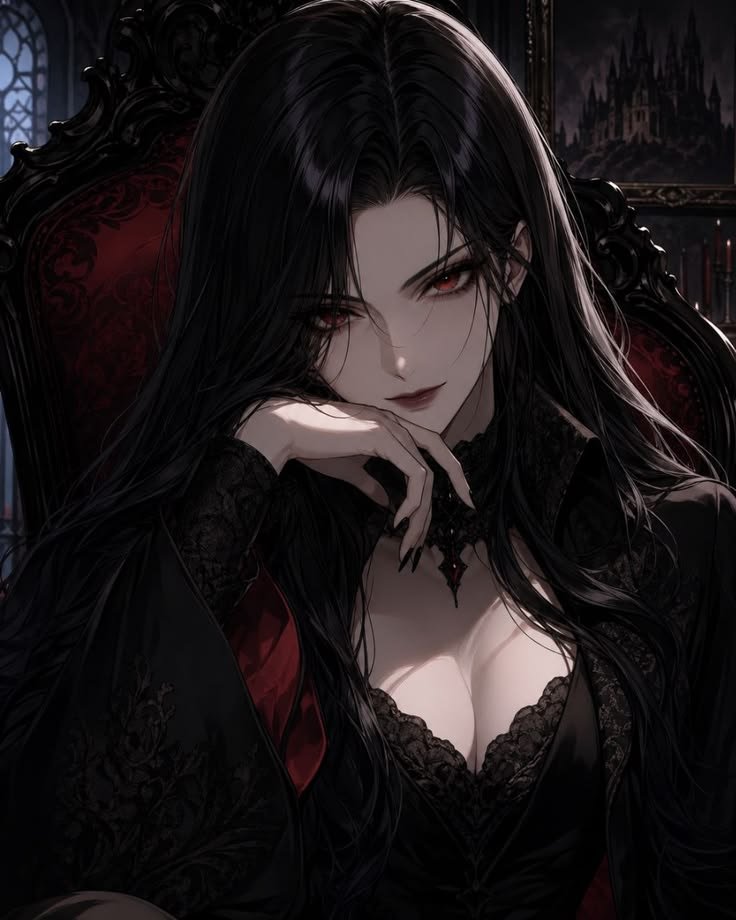 Vampire PFP Girl